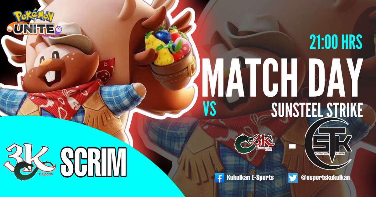 esportskukulkan's tweet photo. Tenemos acción en Pokémon unite nuestra escuela de KUKULKAN ACADEMY hace su debut en el competitivo con este encuentro amistoso 🆚 SUNSTEEL STRIKE
#GOkukulkan
@LexiiFiire
@xTheOnyx
@cesareduardour3
@Yareli84057876
🐲Nibbs
🐲Dany https://t.co/O3NpicDR7G