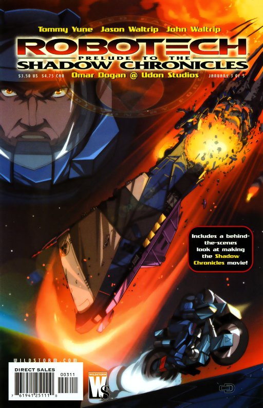 ComicsRobotech's tweet photo. PRELUDE TO THE SHADOW CHRONICLES #3
"Necessary Evil"
Story by Tommy Yune and Jason & John Waltrip
Art by Omar Dogan
Wildstorm Comics, January 2007
#Robotech #RobotechComics #ShadowChronicles #JasonWaltrip #JohnWaltrip #OmarDogan https://t.co/TQZSWfHkqD