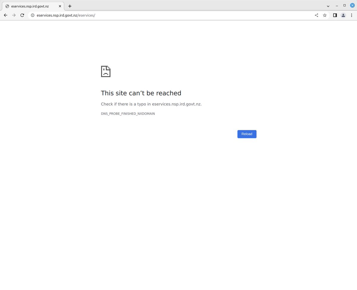 danieljimeneznz's tweet photo. @NZInlandRevenue - I'm trying to register a business for MyIR against my personal login but the login link just redirects to a server that doesn't exist, might be worth checking out? https://t.co/Ft9T3jYW64