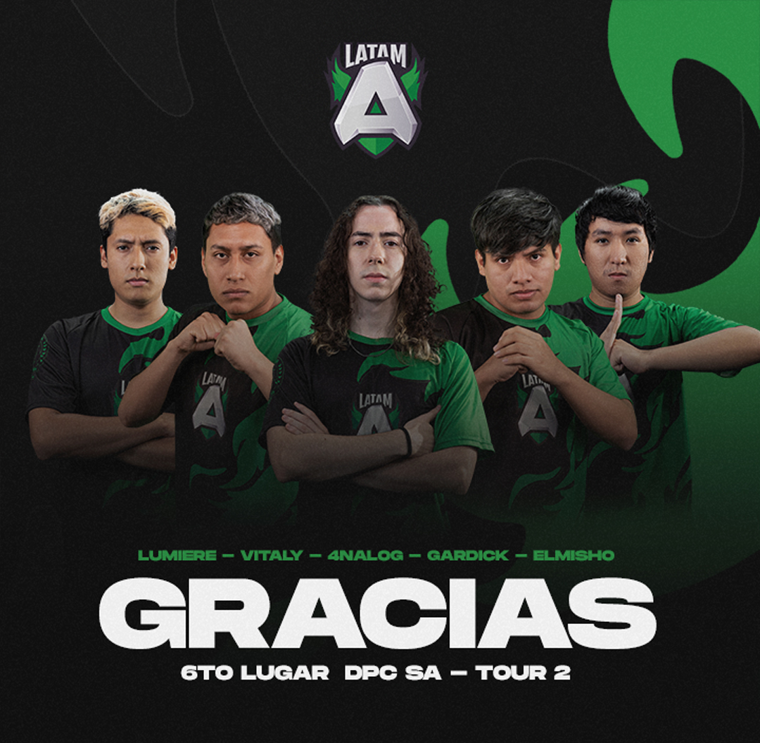 Gracias a nuestros fans por su apoyo durante el DPC Tour 2 💚
Tal vez no sea el esperado, pero mantenemos el compromiso de seguir mejorando.

Volveremos más fuertes :v

#SomosAlliance #LongLiveAlliance