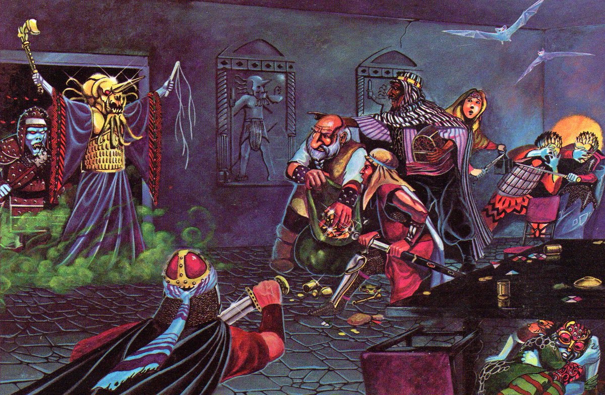 From: D&amp;D B4 The Lost City. 
Artist: Jim Holloway.