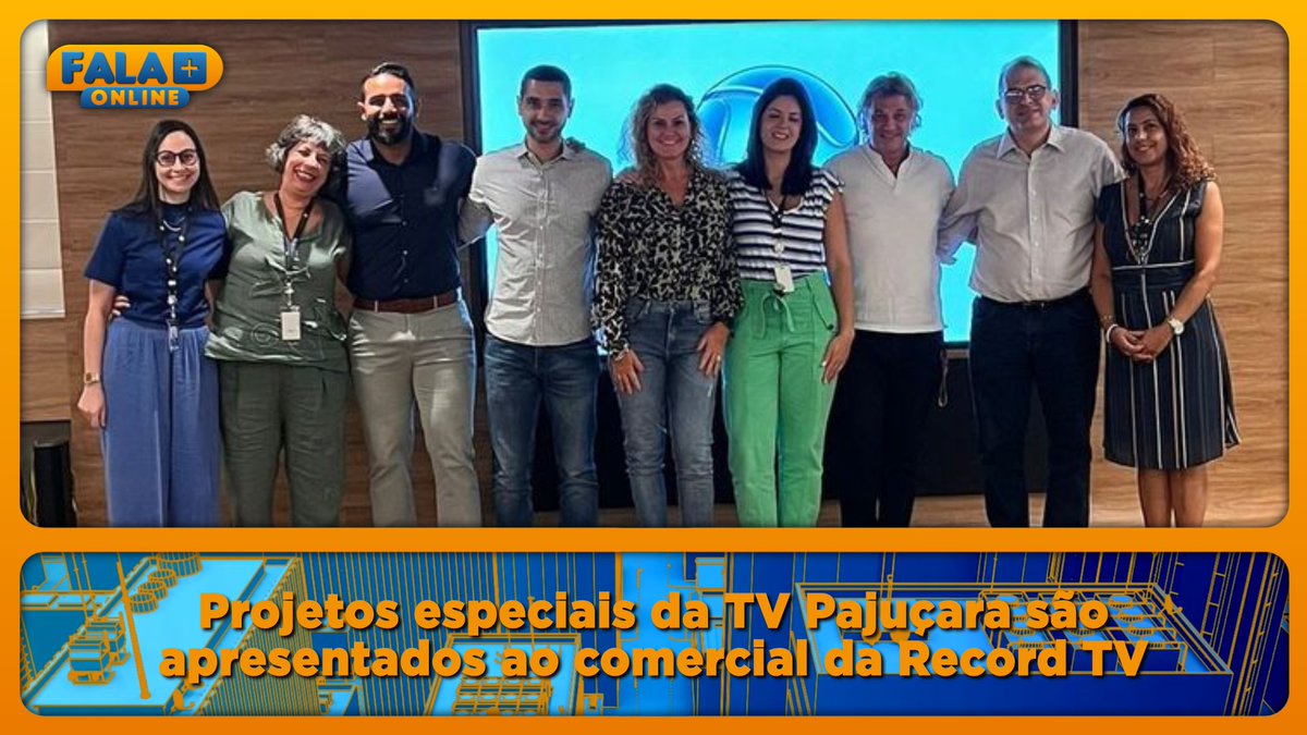 falamaisonline's tweet photo. Projetos especiais da TV Pajuçara são apresentados ao comercial da Record TV.
https://t.co/HZsSfo5ehR

#TVPajuçara #PSCOM #RecordTV #FalaMaisOnline https://t.co/vVfo661dQx