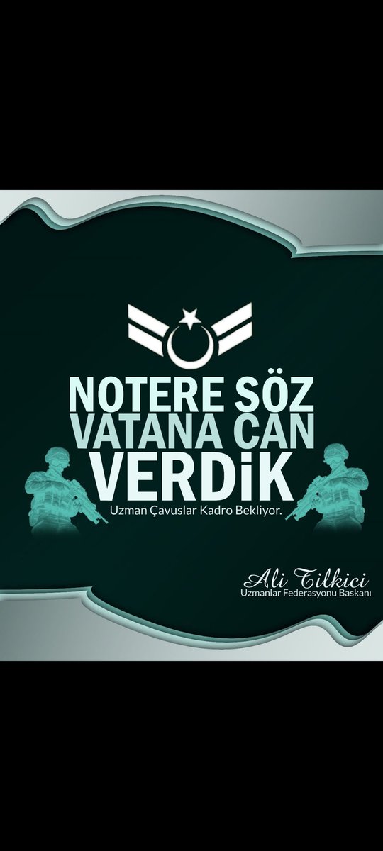VedatHancer's tweet photo. #UzmanCavuslarMilletinGoenluende #UzmanCavus https://t.co/cSiKLzVPlA