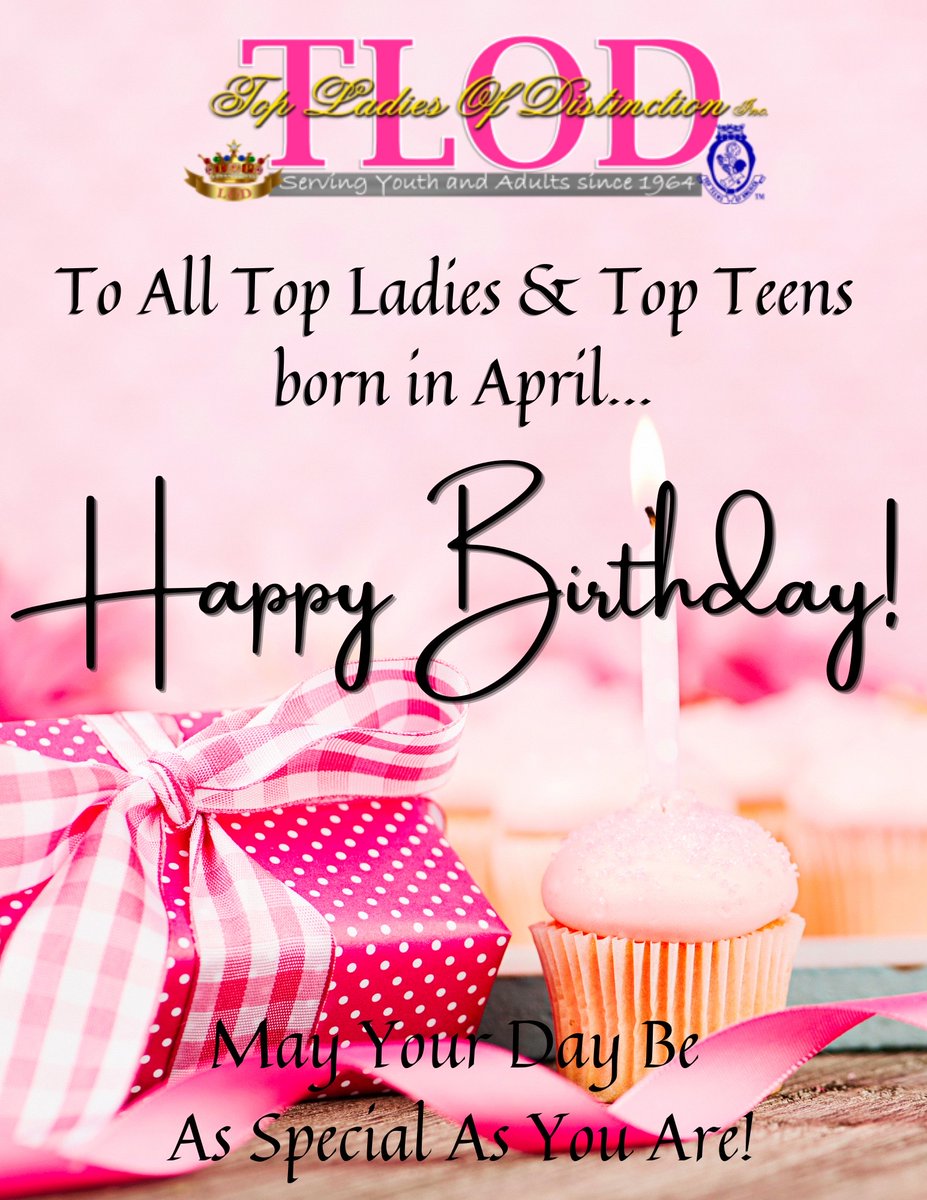 Happy birthday to all of our April Ladies and Teens! We wish you a fabulous birthday celebration!

#happybirthday #Aprilbirthdays