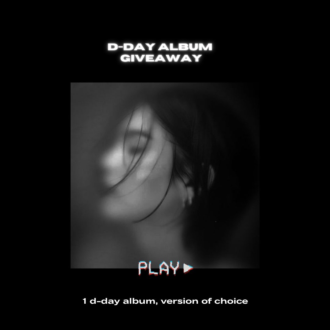 snowflowergifts's tweet photo. 「 D-DAY Album Giveaway 」

╰─ 1 winner | worldwide

› rt &amp; like to enter
› ends April 16th    

— followers only https://t.co/M7AUNxGhb8