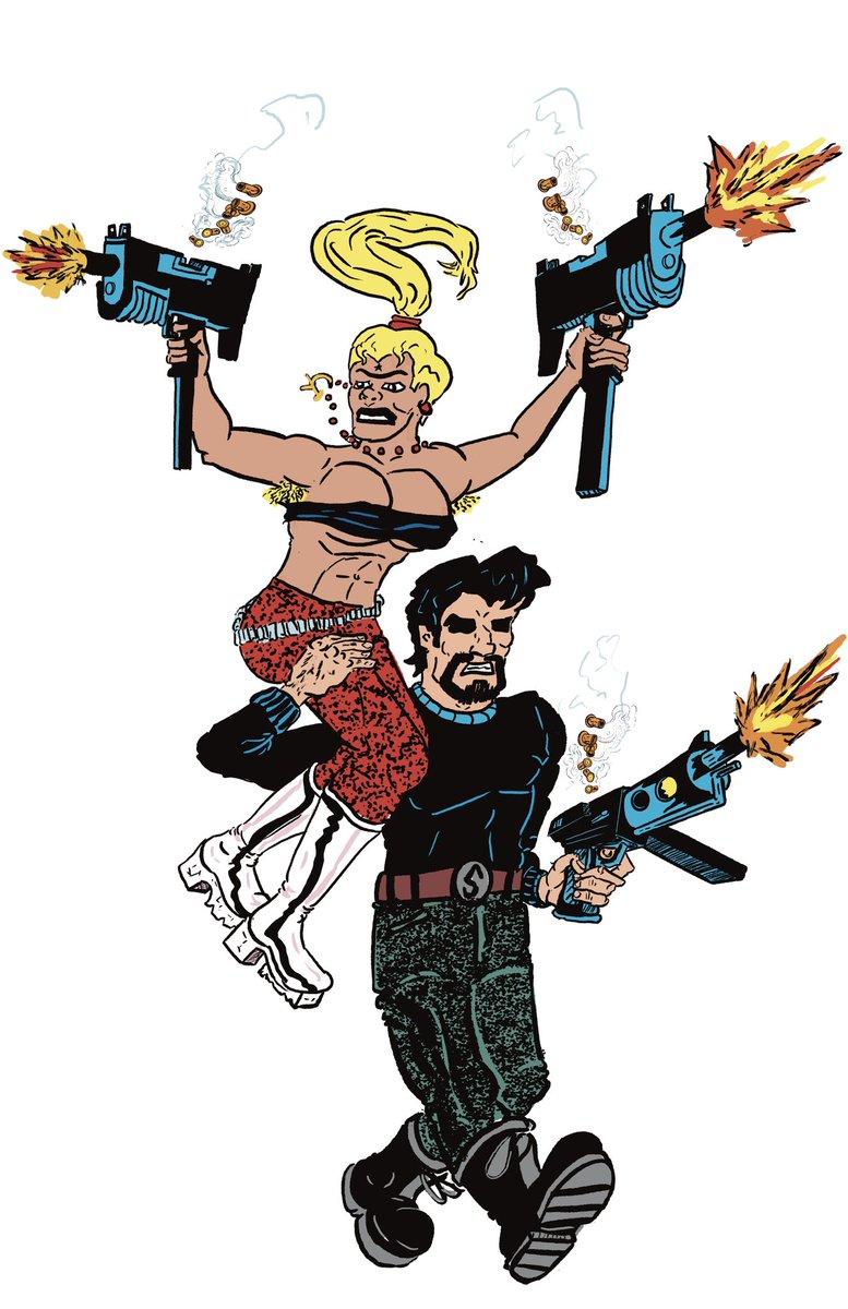 Brain_Gramage's tweet photo. Octobriana &amp; Trashman....Star-Crossed lovers of underground comix https://t.co/x9SH1Bbv3n