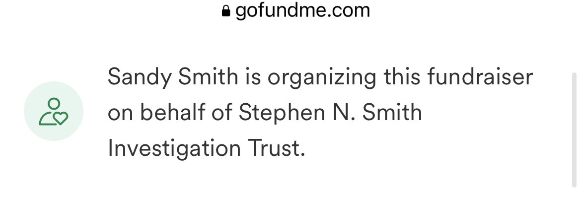 McKFlash's tweet photo. @Lisa_McElroy19 @BrandiNChurch Know your facts. Sandy Smith DID create the gofundme. Not saying OP has a point, but … you aren’t making a valid point. https://t.co/X0QLUqB9eF
