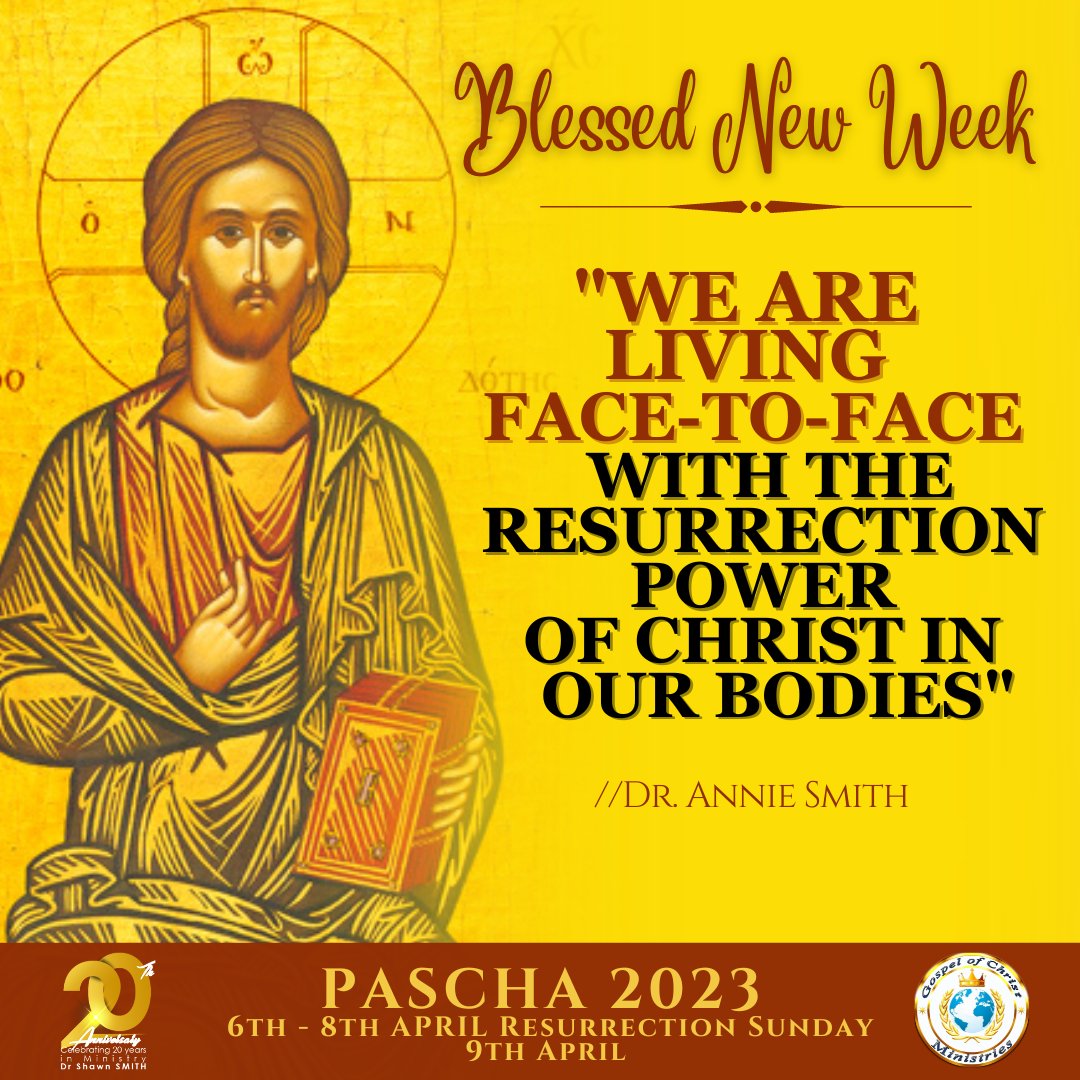 'We are living face-to-face with the #ResurrectionPower of Christ in our bodies' Dr. Annie Smith
#Pascha2023 #Passover2023 #Panegyris2023 #20thAnniversary