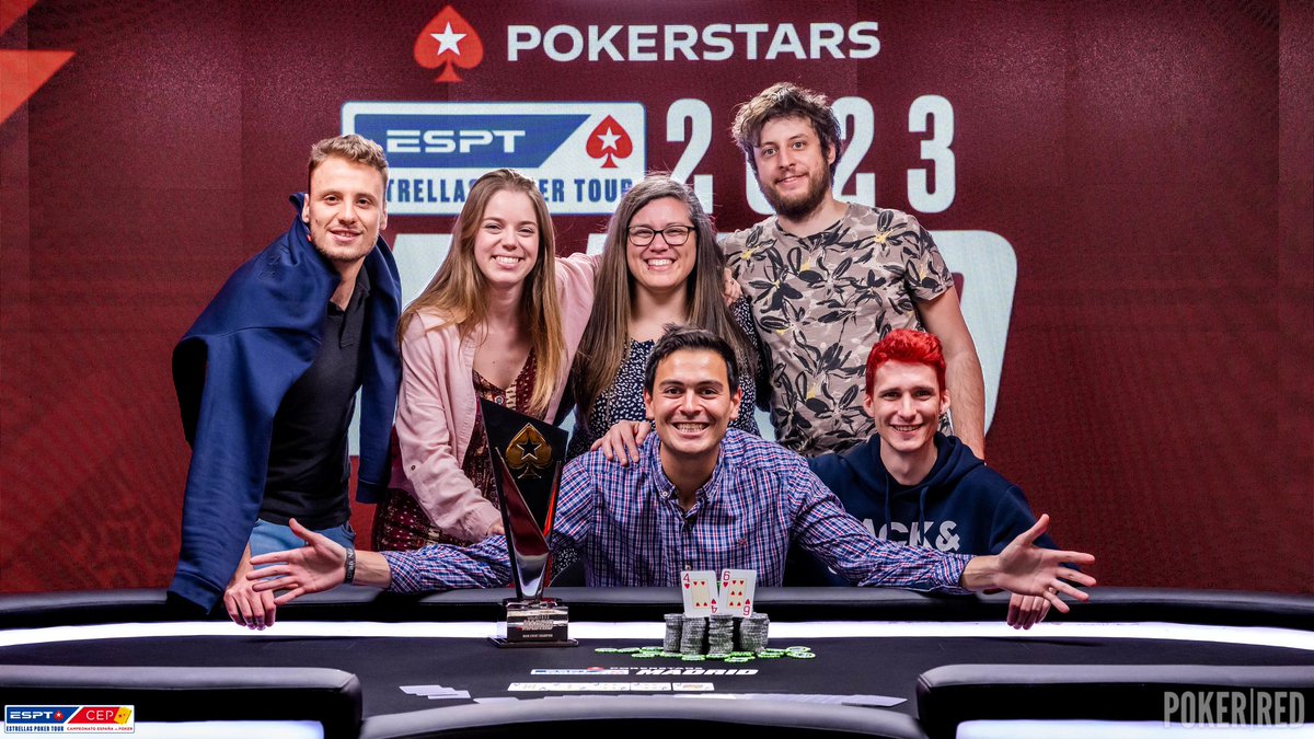 poker_red's tweet photo. 🔥 Jon Ander Vallinas @Vallinas_jon se lleva la ♠️ inaugural del Estrellas Poker Tour por 122.470 €

💯 El de Jaca se llevó el Main Event después de derrotar a Lucas Blanco @lucasblanco1 en el HU e imponerse a un field formado por grandes jugadores.

https://t.co/PXgaRT1a0C https://t.co/4dhDNmpkXQ