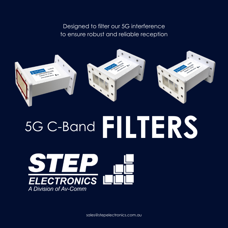 STEPElectronics's tweet photo. STEP Electronics is proud to offer our line of 5G C-Band filters, designed to address the challenges of interference caused by the rapid expansion of 5G networks.
Our filters effectively filter out 5G interference to ensure reliable and robust satellite connections.
#5G #satcoms https://t.co/xelHfQQFjB
