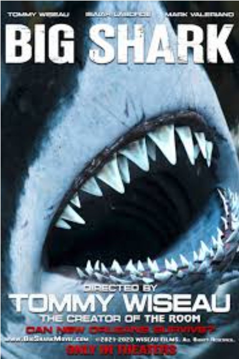 OneiroTourist's tweet photo. Tommy Wiseau's BIG SHARK is everything you hope the director of THE ROOM would bring to killer animal movies. Meandering oddities, mystifying editing, "delusional mind". An absolute blast with a full house. Thanks to my local, Cinema 21! https://t.co/0F7amqQW01