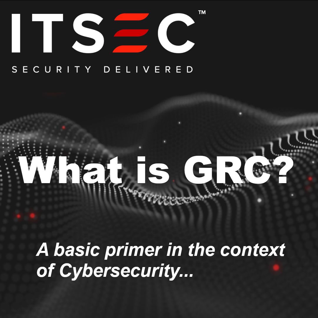 itsec.com.au/blog/governanc…

#GRC #GovernanceRiskCompliance #Advisory