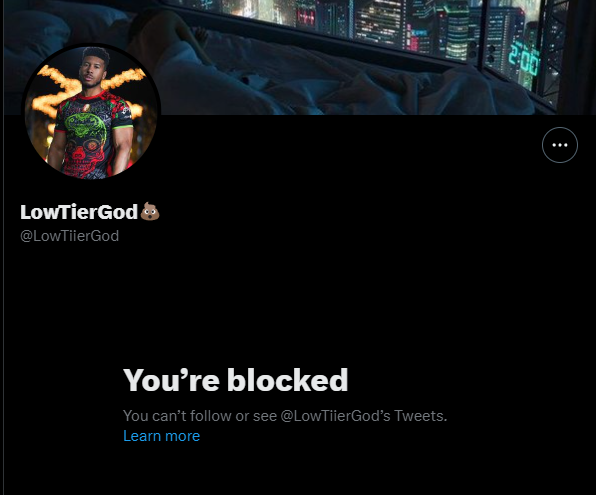 dalauntavious's tweet photo. @LowTiierGod @YouTube Mentally untouchable he says... 😂😂😂 https://t.co/gynRgEyXLB