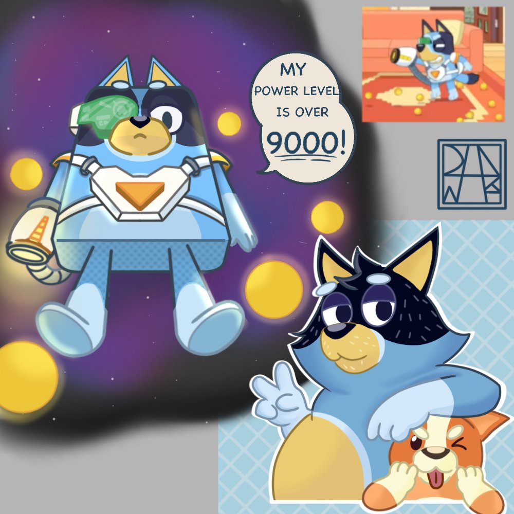 dan_wako's tweet photo. I am even stronger than Kakarot

 #Bluey #blueyfanart #BanditHeeler  #fanart #furry #furries  #cartoon #digitalart #art #DragonBall https://t.co/UjnZTsVOfu