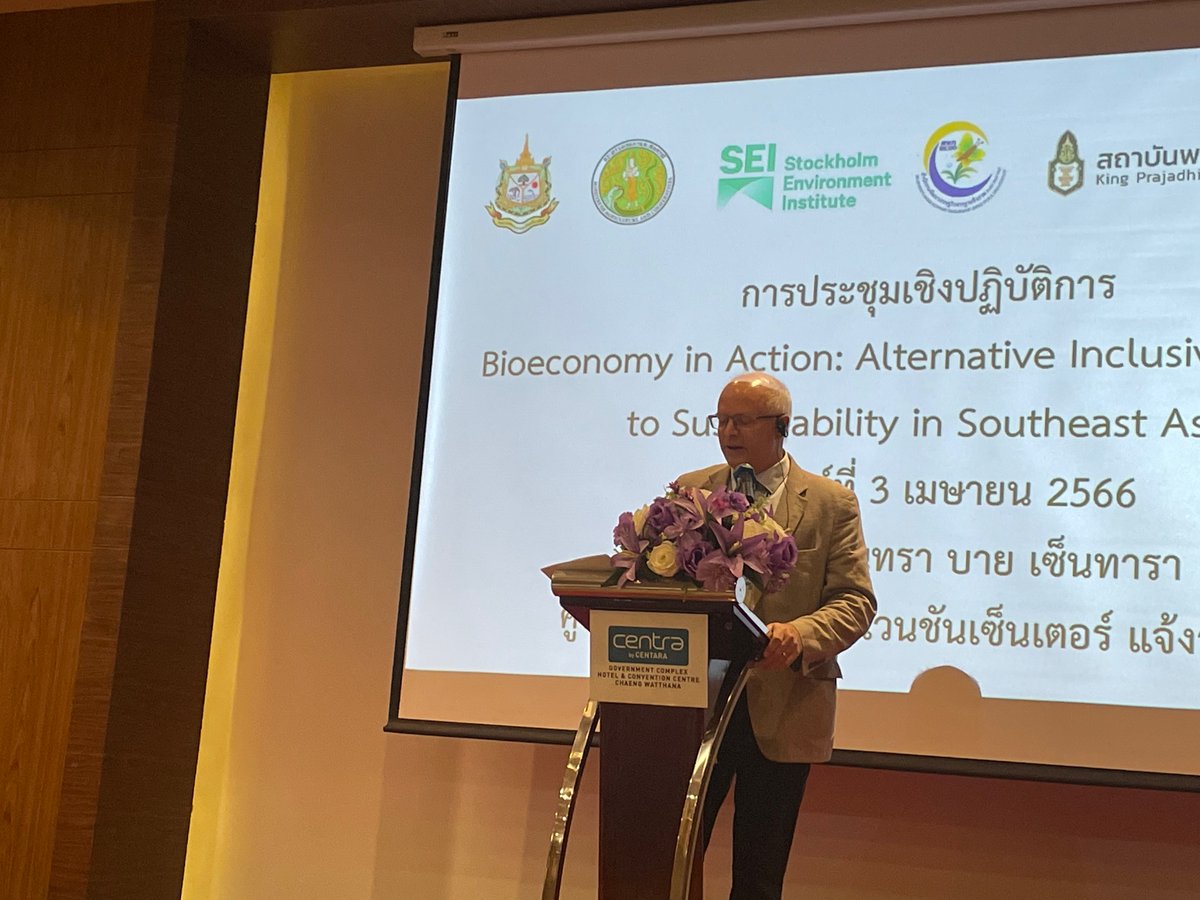 <a href="/SEI_Asia/">SEI Asia</a> @tatumelati <a href="/SEIresearch/">Stockholm Environment Institute (SEI)</a> Senior Research Fellow Francis Johnson highlighted the need to move from policy to action on Bioeconomy and SEI’s Bioeconomy initiative which contributes sharing of experiences across different world regions. <a href="/JuliusEcuru/">Julius Ecuru</a>. <a href="/Lawrencenzuve/">The SDGs Diplomat</a>