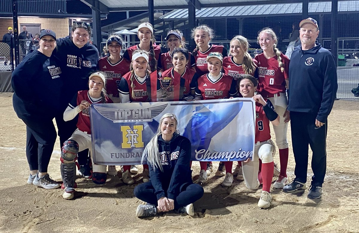 WHAT A WEEKEND!! 
Nebraska National Thunder Top Gun Tournament Champions!!
