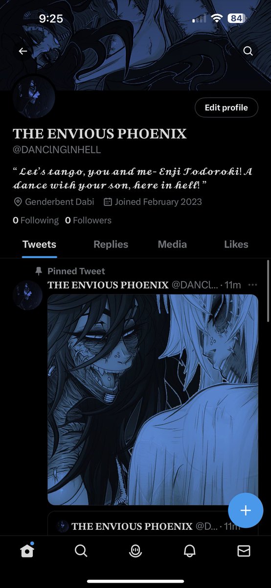 // It’s finished! Go follow @DANClNGlNHELL.