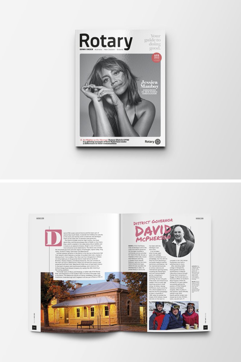 rotarydownunder's tweet photo. Pop icon, actress, musician and role model, #JessicaMauboy is a quadruple threat with a conscience AND she has agreed to be the Ambassador for Rotary Australia World Community Service (#RAWCS) as of March 2023!
Check it out in the April edition of #RotaryDownUnder, out now. https://t.co/c14fLOZ8AS