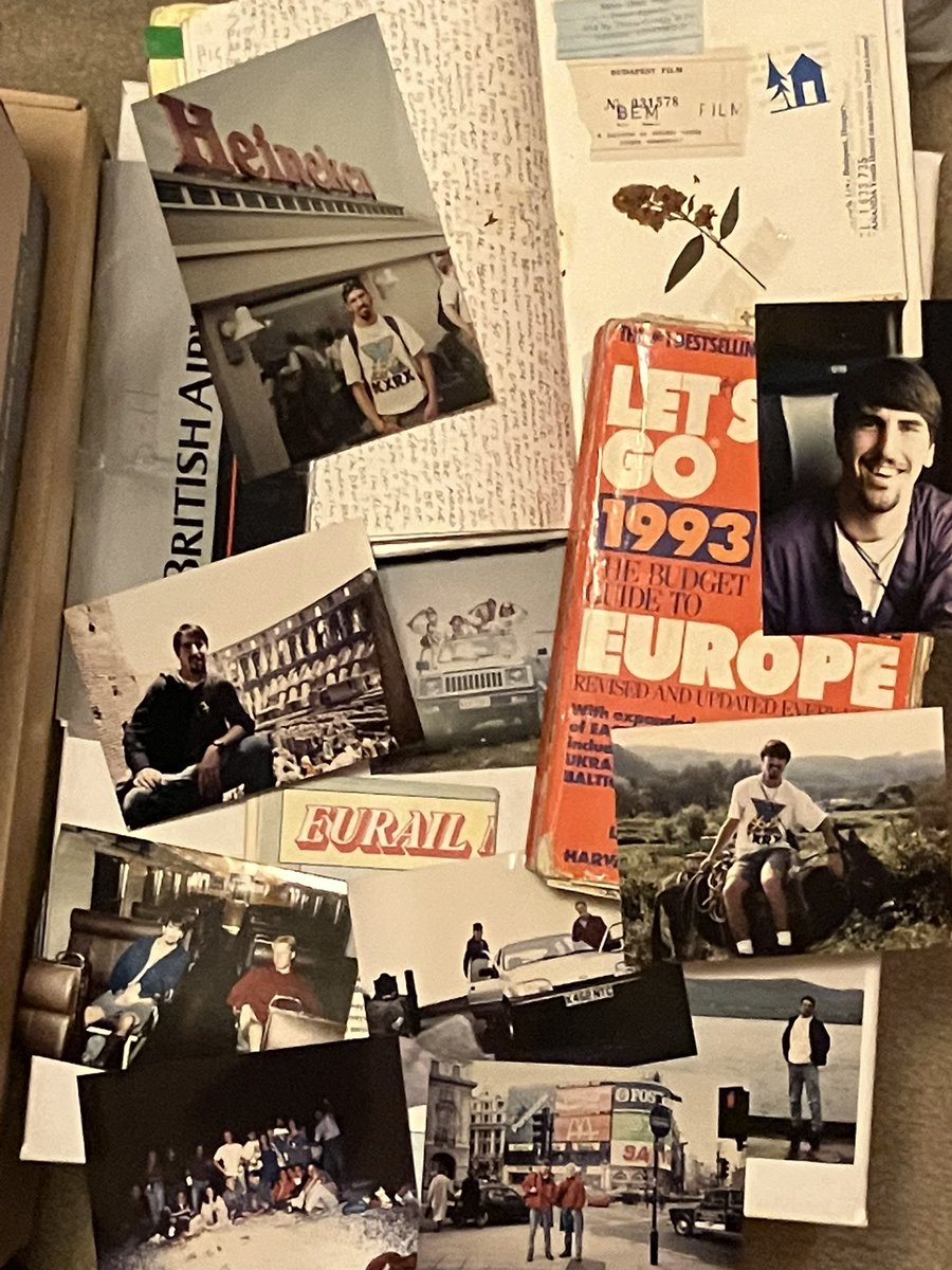 #Throwback30years 
Before cell phones, no email, no credit card, no google - at 24 years of age I spent three months backpacking, eurailing, hosteling, my way across Europe, visiting 14 countries, cousins in Ireland, so many sites - forever thanks to <a href="/JeffNachtigal12/">Jeff Nachtigal</a> 
#LetsGo93