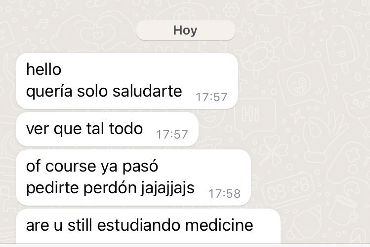 ayelenncastroo's tweet photo. cuando m volvió a hablar un ex y me puso esto https://t.co/WVVQLN2Dt5