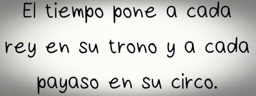 El tiempo ....