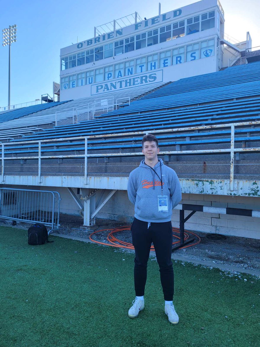 Had a great day at <a href="/EIU_FB/">Eastern Illinois Football</a> Thank you for having me! <a href="/CoachCannova63/">John Cannova</a> <a href="/CoachJoeDavis/">Joe Davis</a> 
<a href="/Hersey_Football/">Hersey Football</a> <a href="/CoachBigPete/">Peter "Coach Big Pete" Leinweber</a> <a href="/DeepDishFB/">DEEP DISH FOOTBALL</a> <a href="/EDGYTIM/">Timothy “EDGYTIM” OHalloran</a> <a href="/PrepRedzoneIL/">Prep Redzone Illinois</a>
