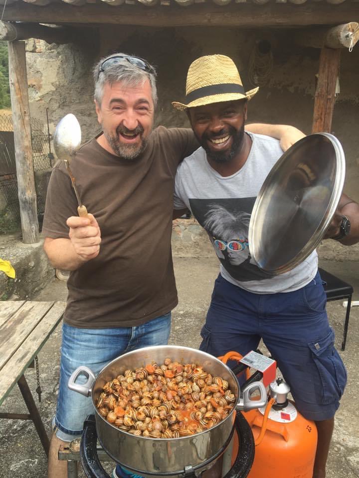 Foraged snails! All the goodness can be found in the wild #etiquettebynature #patricestyves #frenchcreolecuisinenouvelle #foragingfood #creolefood