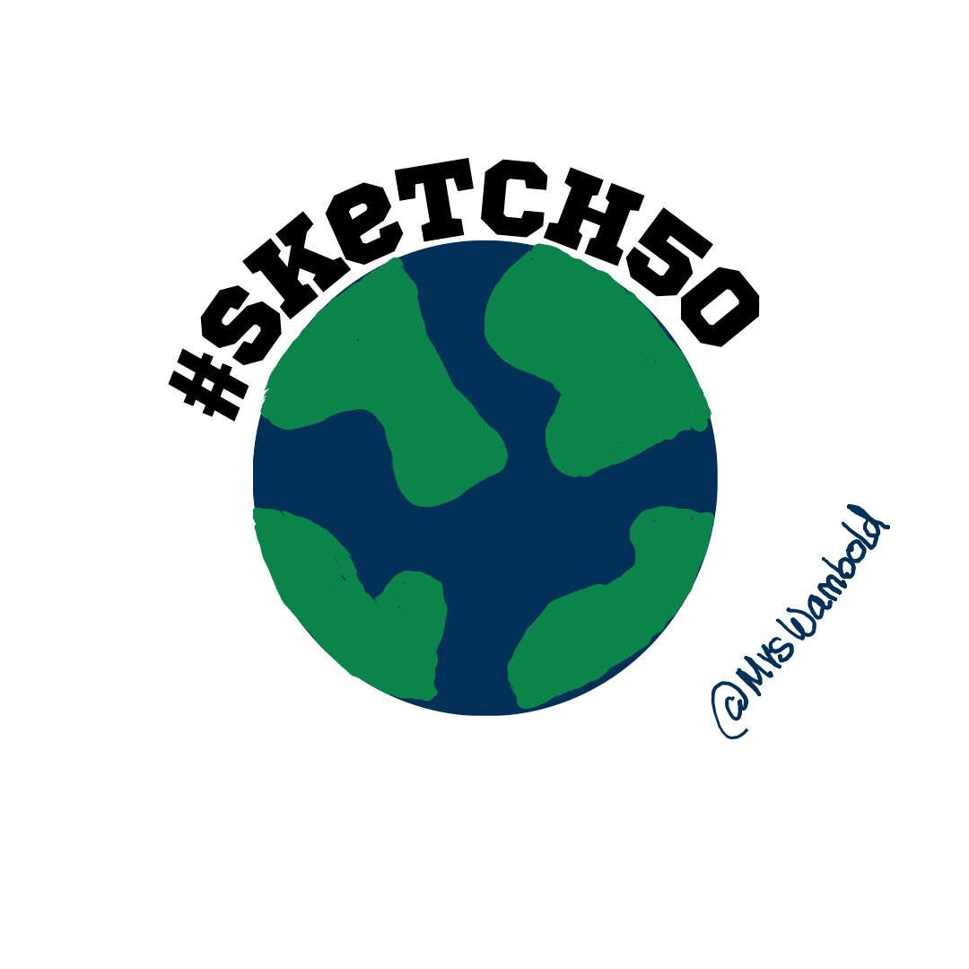 Catching up on #Sketch50 This year I’m going to try to use #canva to up my digital drawing game #teacherstuff