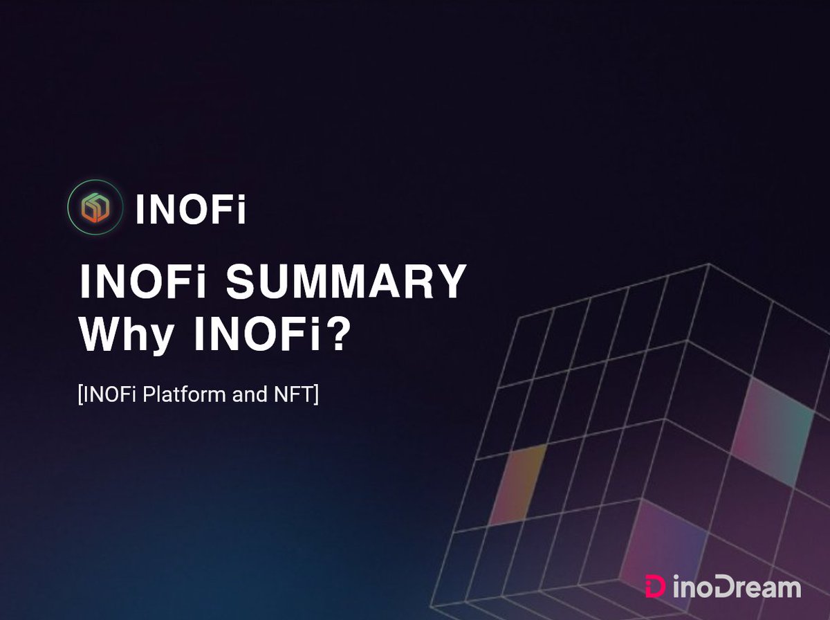 InfoInodream's tweet photo. INOFi is an integrated NFT equity platform based on blockchain. You can trade with the FON token. 
It's also a user-friendly platform that can be used without much knowledge.

#FON #NFT #INOFI #PLATFORM #ETH #BLOCKCHAIN $FON $ETH $POLY $KLAY #POLY #KLAY #TOKEN #INODREAM #TRADE https://t.co/xVhEFNiT0I