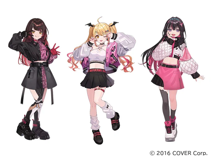 ツイート告知が遅くなってしまいましたが、12月と2月に開催された『#ホロマート』のガーナコラボのイラストを担当させていただきました。 以前に引き続きカジュアルスタイルなホロメンを描かせていただき楽しかったです! 