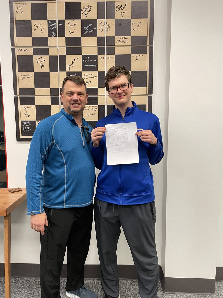 IM Norm #2!  Scored 7/9 at the Elite Chess IM Tournament in Chicago.  5 wins, 4 draws and 0 losses!  #chess #chesspunks