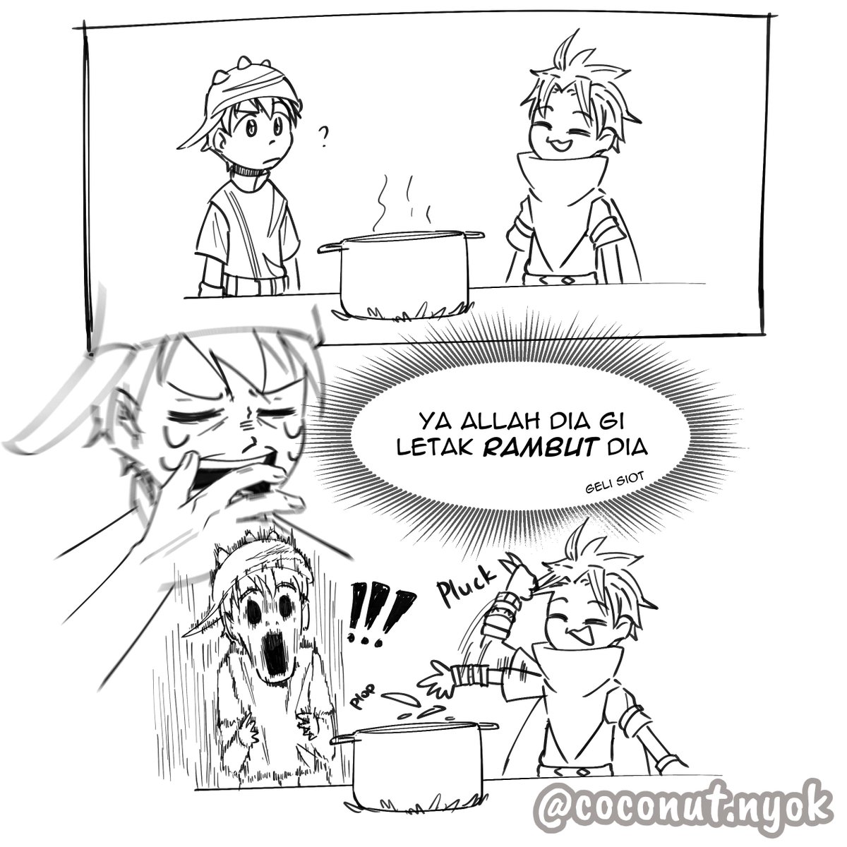 CoconutNyok's tweet photo. I'm telling ya, Rimba's hair is a living plant
#BoBoiBoyGalaxy https://t.co/7B7KDvsxzd