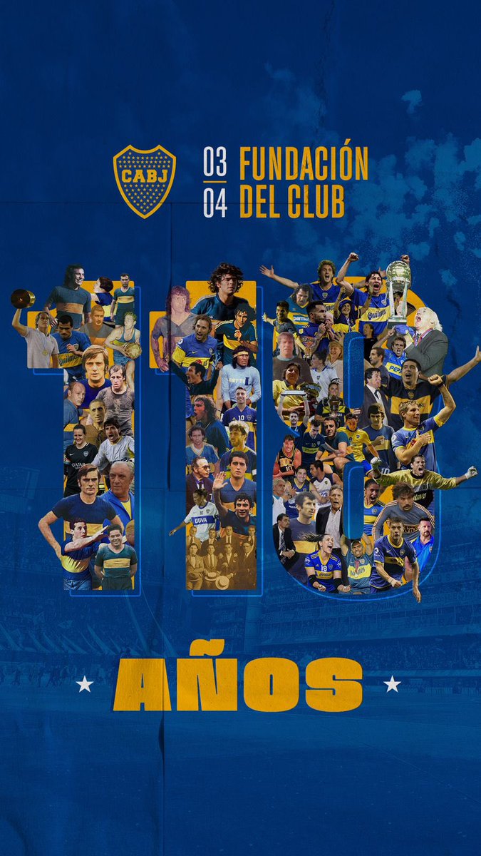 #118DeBoca 💙💛💙

#BocaJuniors 🎂🥂
