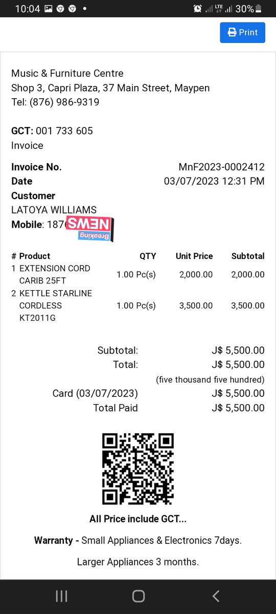 LATOYAW95274510's tweet image. @myJPSonline can someone explain why we having so much outage in 1 day #MayPen #Clarendon 
I was just sweeping &amp;amp; as the broom touched the extension cord🥺
 the cord sparked..the extension cord few days less 1 months since I bought it...sir @darylvazmp this is not safe &amp;amp; not even