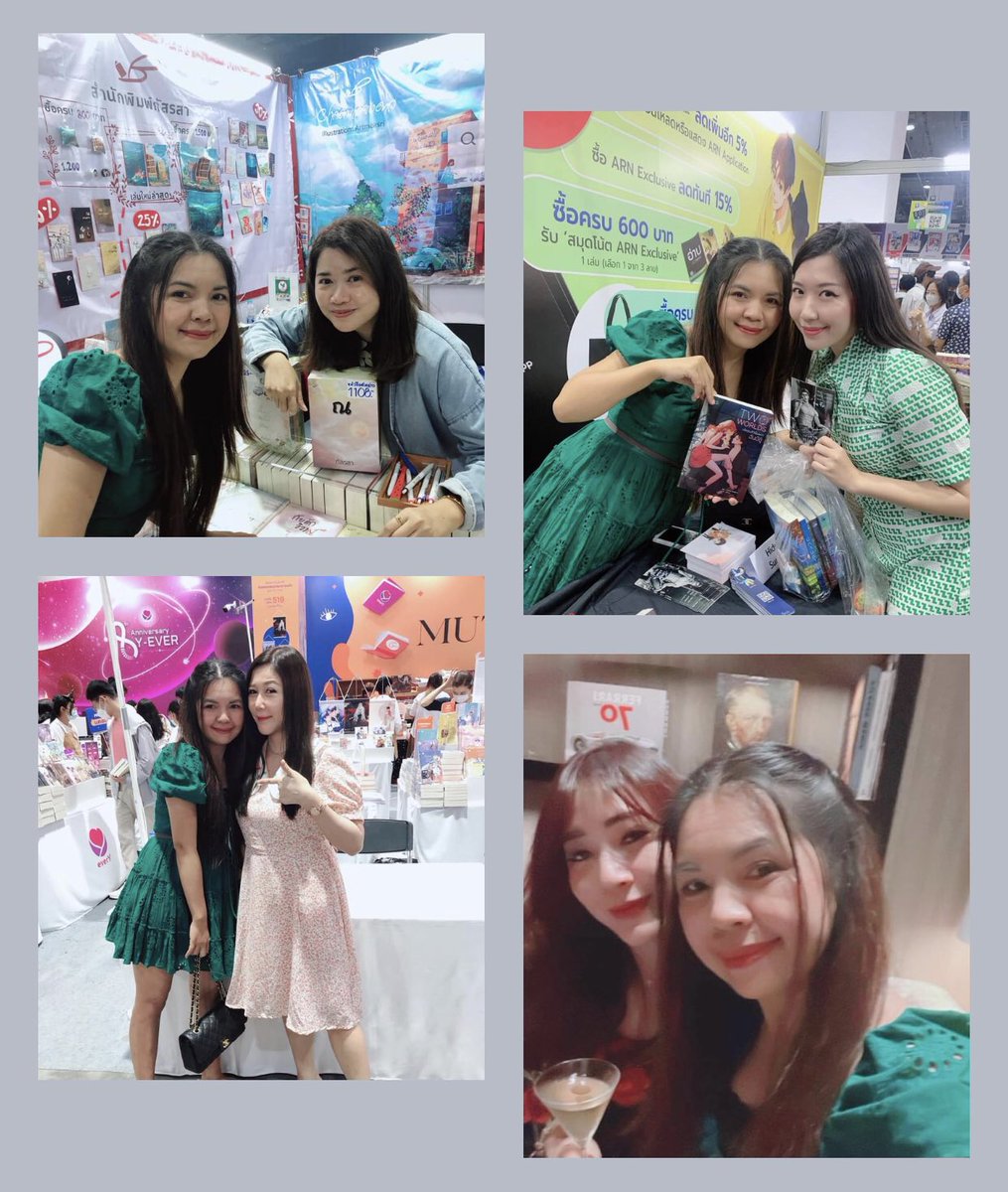 Hideko_Sunshine's tweet photo. มันดีใจและตื้นตันจนบอกไม่ถูกจริงๆ 

ขอบคุณทุกคนที่มาหา เอาหนังสือมาให้เซ็นมาถ่ายรูปด้วยกัน เอาดอกไม้มาให้ เอาขนมมาให้ มาทวงงาน มาคุยถึงนิยายเก่าๆ มาทวงนิยายใหม่ๆ มาเม้าท์เล่มคุณเบียร์ #เมียคุณคนชั่ว ที่เพิ่งออก และมาทวงเซ็ต TATTOO เวอร์ชั่น 20+ 🫣 https://t.co/cxpcHY4Ouy