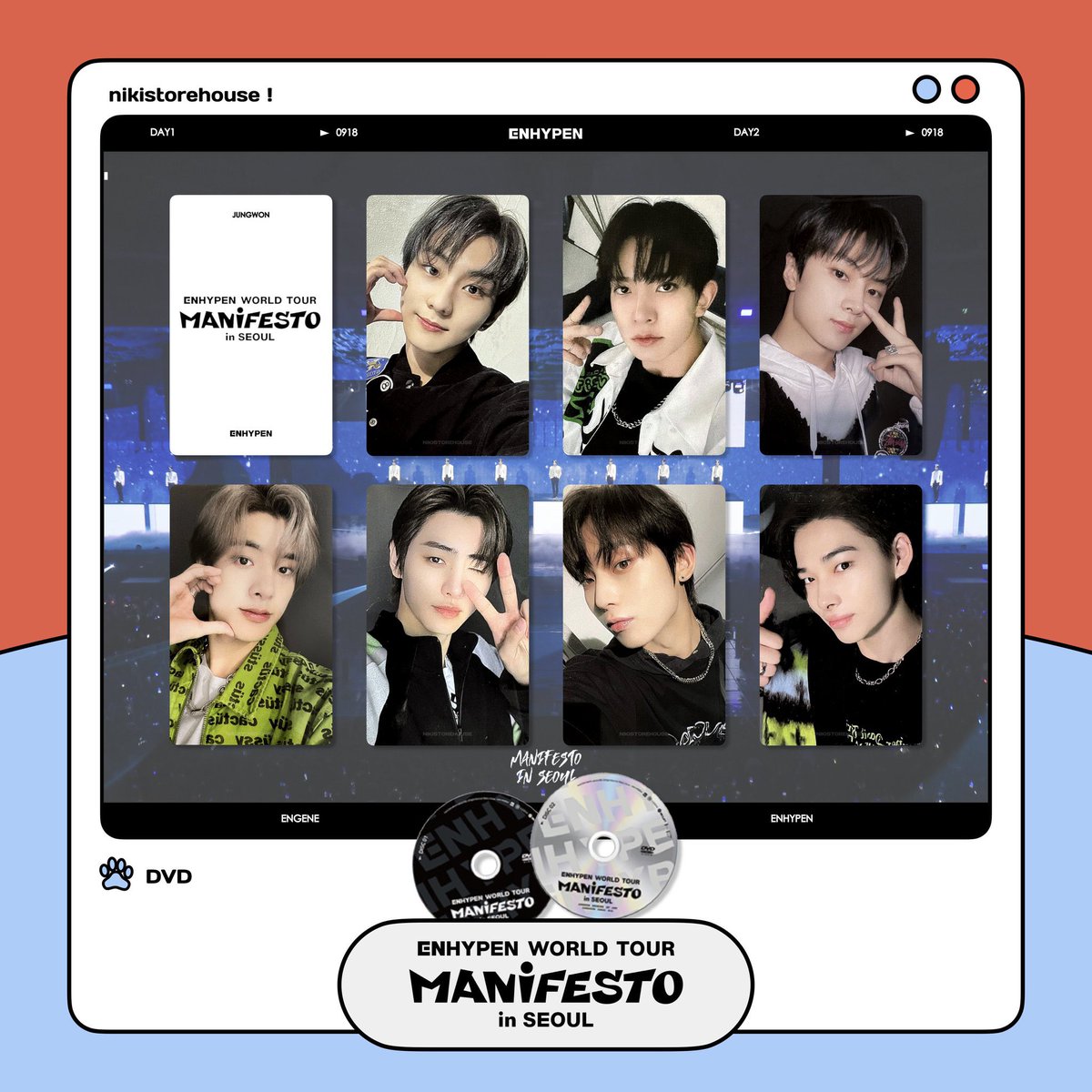 WTT ENHYPEN MANIFESTO DVD RANDOM PC 

Have : Jay / Ni-ki DVD
Want : Jake / Heeseung / Sunghoon DVD 

#pasarENHYPEN