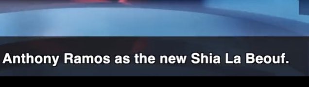 Shia LaBeouf was reformatted into Anthony Ramos after being destroyed by the cosmically powered Starscream https://t.co/VuEcsZ7Fot https://t.co/NSU3yRHdd0