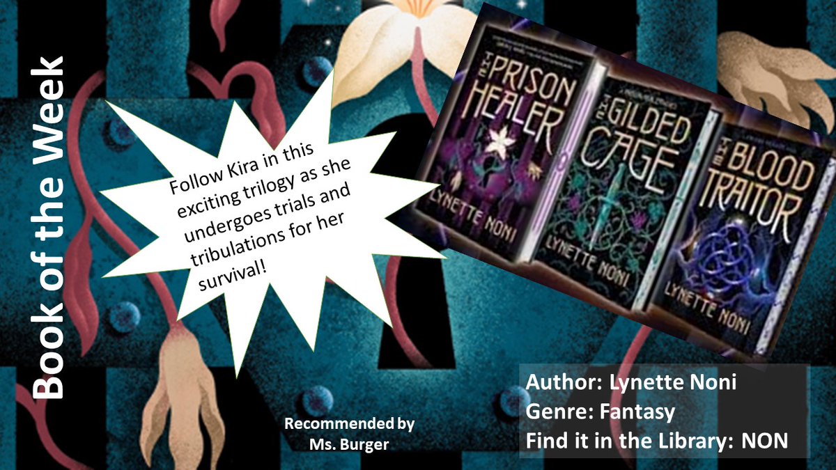 MazLibrary's tweet image. Book of the Week @MazLibrary The Prison Healer trilogy by Lynette Noni #BOTW #BookOfTheWeek #fantasy #YAfantasy #ReadingRecommendations #LynetteNoni