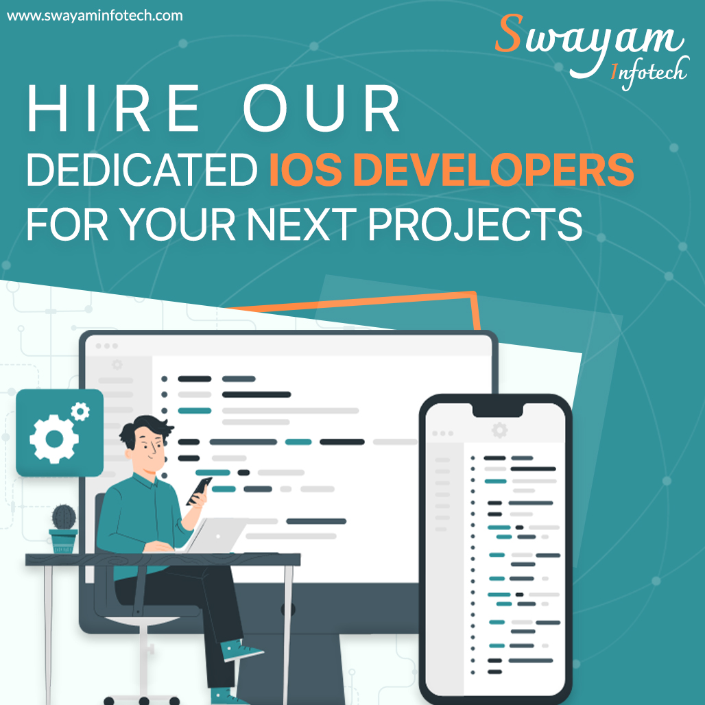 swayaminfotech's tweet photo. If you are looking to hire an #iosappdeveloper that offers reliability, expertise, and experience, Swayam Infotech comes ahead as the right choice. Our highly skilled #ios experts can create top-notch #apps.
.
Visit: https://t.co/QemYJFFUzz
. 
#developers #swayam #swayaminfotech https://t.co/r9A03T5nla