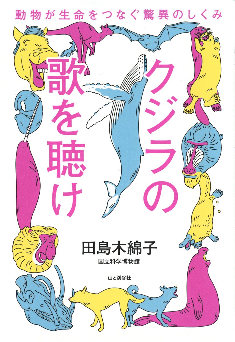 【装画】4/3発売
『クジラの歌を聴け 動物が生命をつなぐ驚異のしくみ』(山と溪谷社)
イルカはあえて逆子で産む!
ウマの"たまらん顔"は興奮の証!
ラッコの愛情表現は痛すぎる!
etc…
海獣学者が解きあかす すばらしき繁殖戦略
著者 : 田島木綿子
編集 : 綿ゆり
装丁 : 佐藤亜沙美