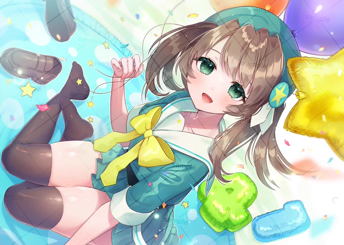 夢中らむねさん(さんの誕生日グッズイラスト描かせていただいております～! よろしくお願い致します! 