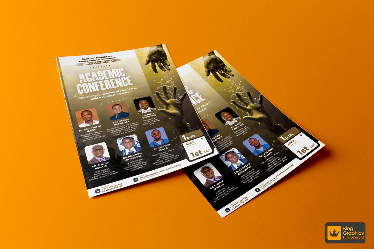 BobgaHermann's tweet photo. 💡Flyer Designs for an Academic Conference..
.
.
.
LIKE and FOLLOW for more amazing content on art &amp; design 💙✨
.
Send a DM if you need compelling designs 🤗

.

.

#design #graphics #flyer #designer #graphicdesign #events #designinspiration #designers #designs #event https://t.co/kPsL4lW220