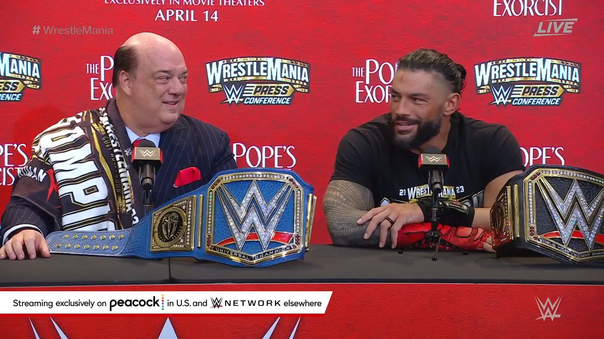 WWE on X: Undisputed Greatness. #SmackDown @WWERomanReigns @HeymanHustle   / X