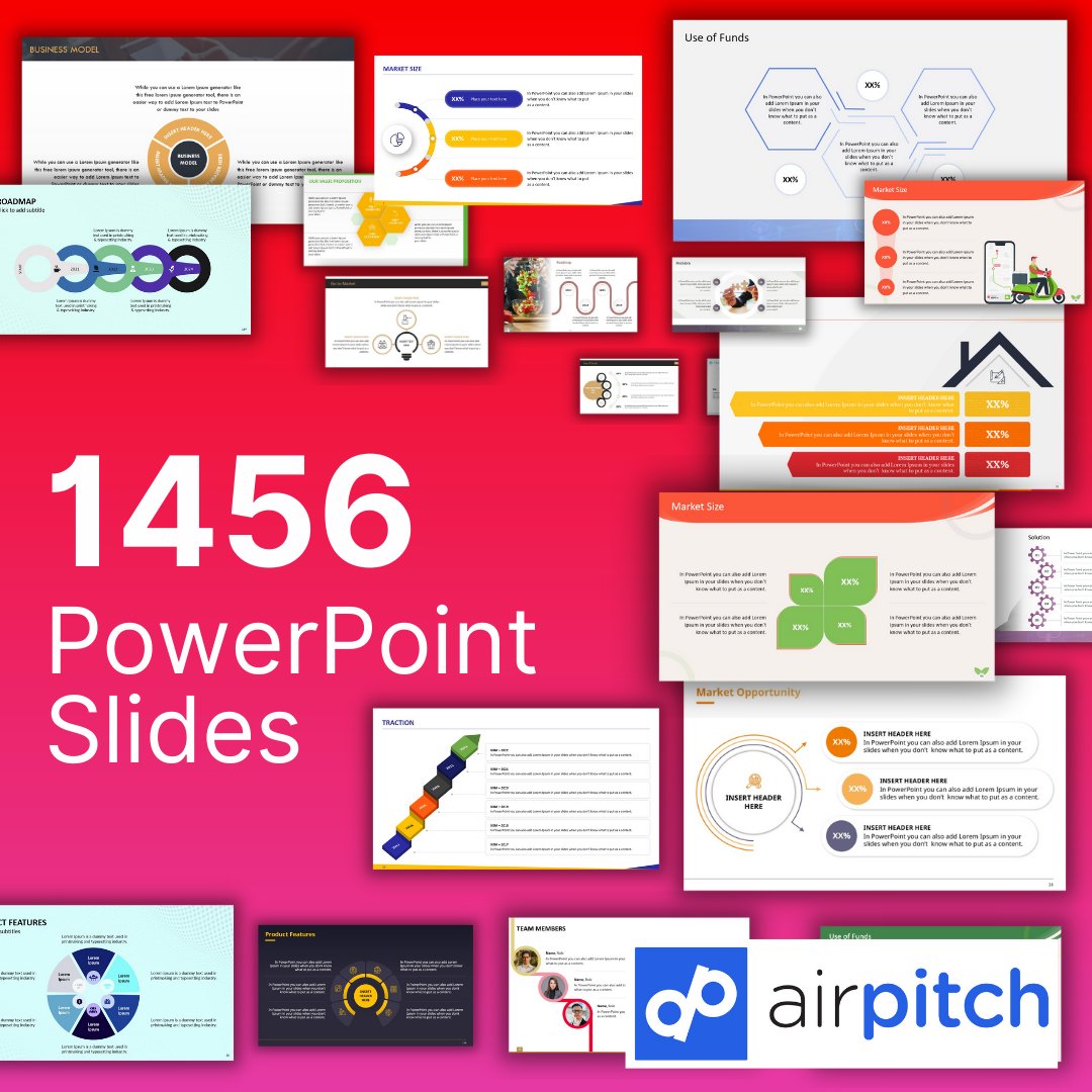 _airpitch's tweet photo. Elevate your business #presentations with 1456 expertly crafted #PowerPoint slides, designed by professionals to captivate your audience and leave a lasting impression. Check it out - https://t.co/aJ4Jjkf1Uy

#ppt #startup #funding https://t.co/fRZwtT9FTG