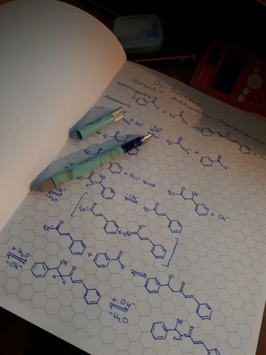 Estas libretas hexagonales para Química orgánica son muy curiosas