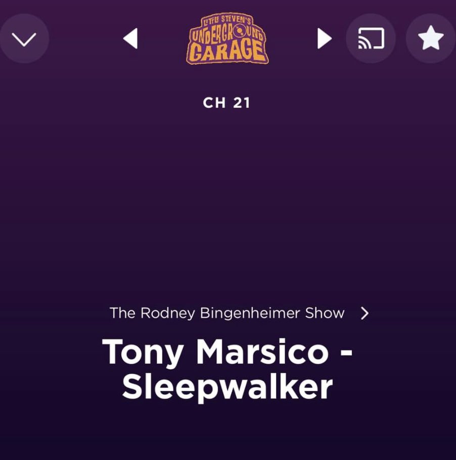 A super big thanks to the Mayor of the Sunset Strip - Rodney Bingenheimer at Ch 21 Sirius Radio and Little Steven’s Underground Garage for spinning my new single “Sleepwalker”produced by Carla Olson. Thanks to Jonathan Lea, Rob Klonel , Mikal Reid and Marc Platt.