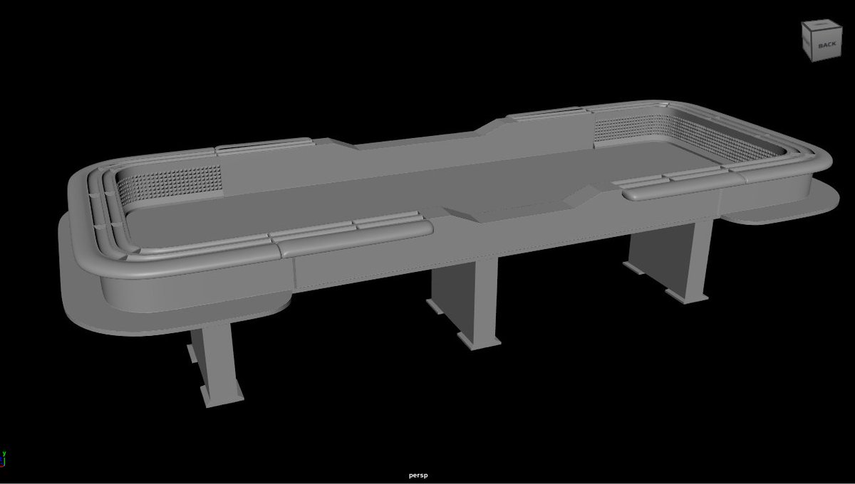 HeatherElroyART's tweet photo. Made a Craps table! This is my High Poly version so it's niiiice. #3DModeling #Maya #GameArt #GameDev #WhatElseDoIPutHere #CrapsTable https://t.co/sewwUY6utV