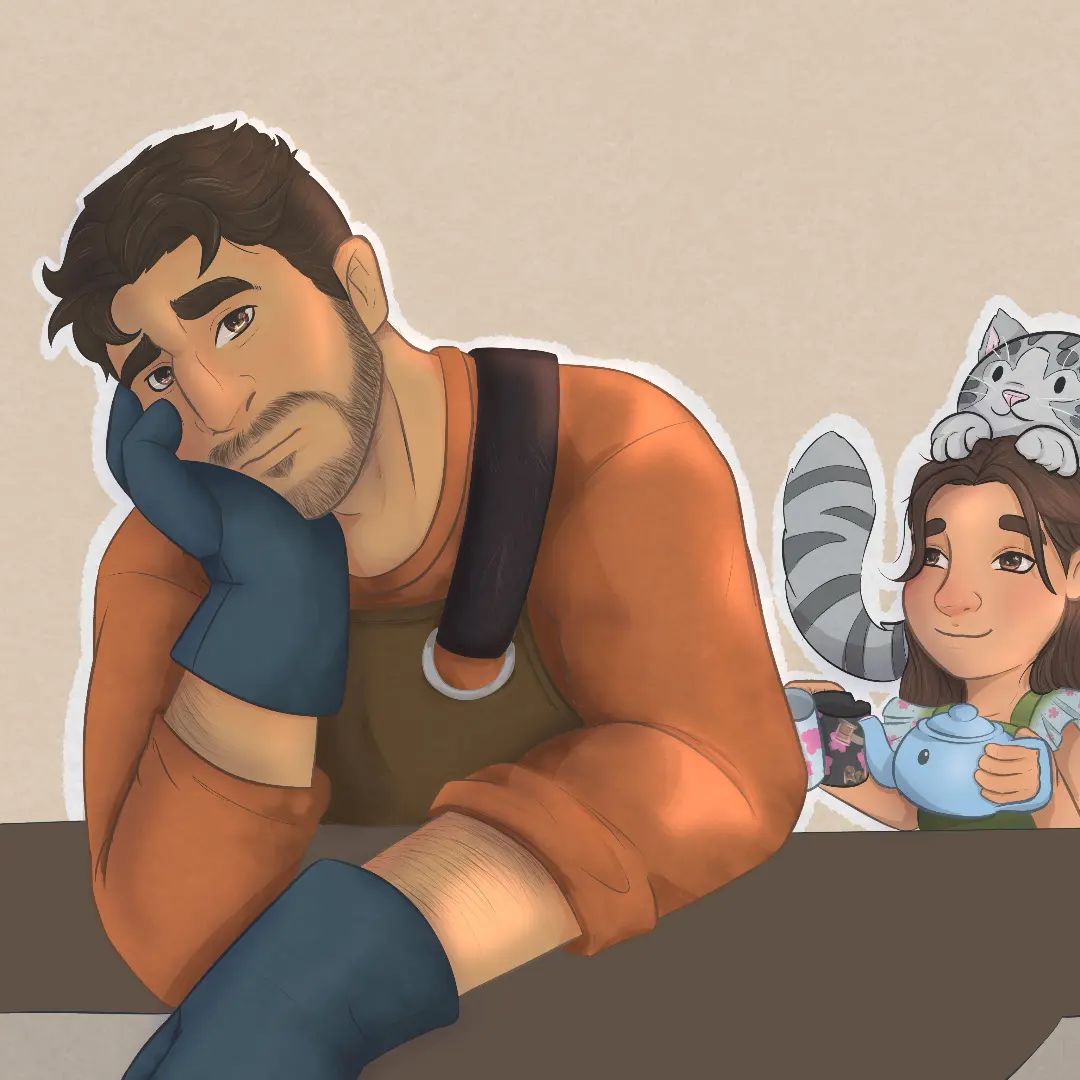 stairwaygames's tweet photo. @coralislandgame #FridayFanart is back
Look at the animals you can find here
#SusChicken & #Mark by @frofudesign
#Rafael, #Valentina & #Peanut by Teildraws(IG)
#Funbucket & #Cow by @SimplyStephii
#Taco by @Karadesk
cya next #CoralIslandFridayFanart
#gamedev|#indiedev|#UE4|🇮🇩 https://t.co/hxpVZVnONY