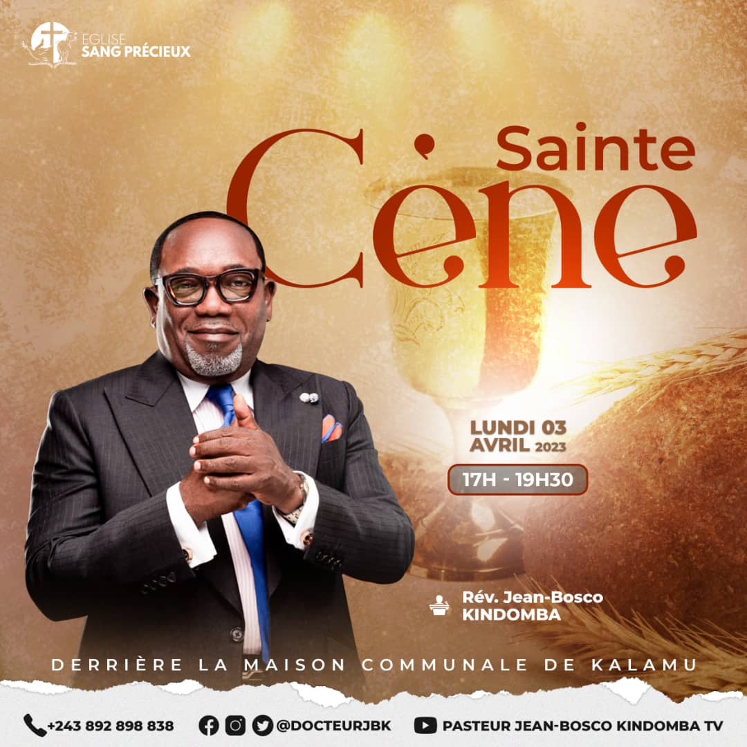 docteurjbk's tweet photo. 📌 Tous conviés à la Table du Seigneur, celle de la grâce et de miséricorde.
Joignez-vous à nous tels que vous êtes.
Heure : 17h00'-19h30'.
#Repasduseigneur #Saintecène #JBK #SFNL #Jesuschristsansadditifs #Kinshasa https://t.co/vB99eXihJ9
