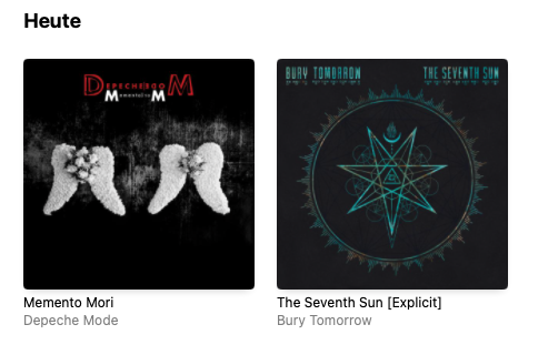 Ich freu mich im Kreis.
#MementoMori #DepecheMode und dann noch die Jungs von #BuryTomorrow mt #Theseventhsun, ich mags halt #bunt. #NeueMusik